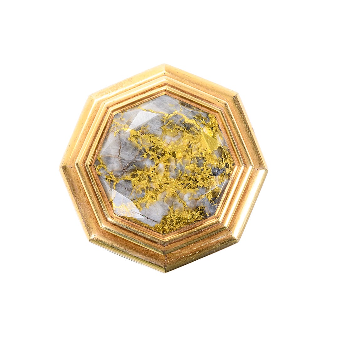 1856 San Francisco Gold Quartz Presentation Cane - 9