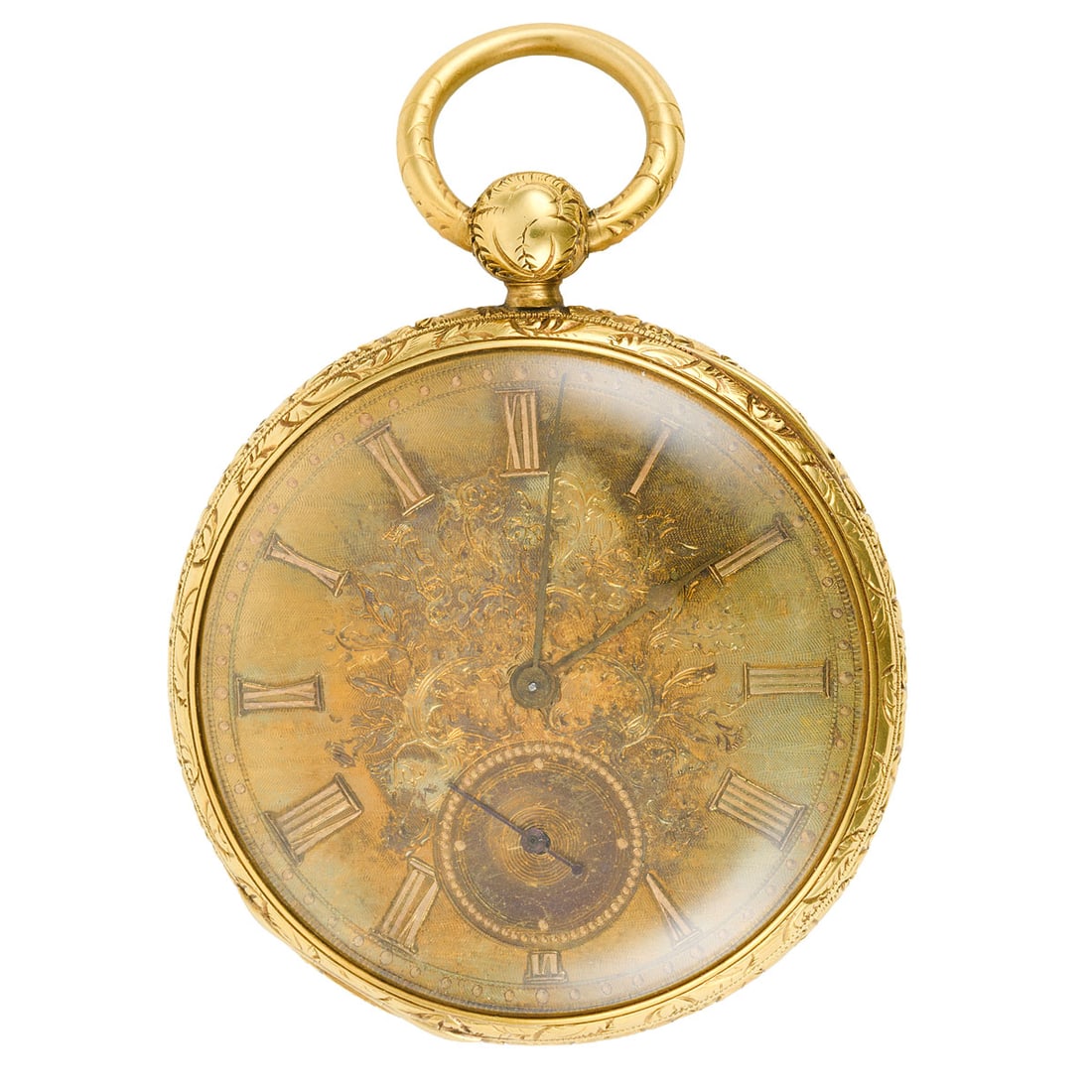 18K Yellow Gold DuBois & Sons Key-Wind Pocket Watch (1 of 6)
