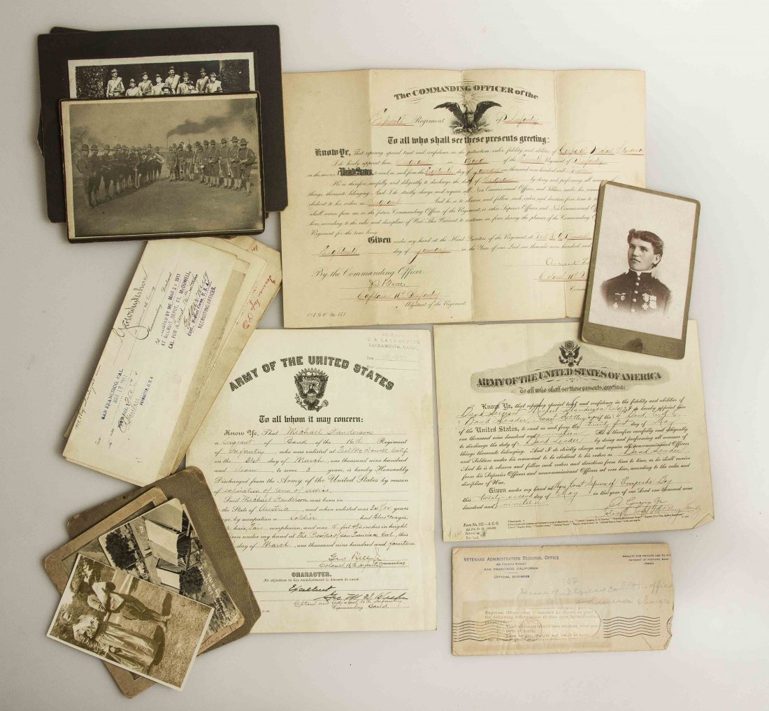 Collection of Documents, Photos and Letters to Long: Relating to the life and career of Michael Stauderson born in Austria, a naturalized American citizen who served as a United States Army Bandmas, Band Sergeant and Band Leader for over 30 years includ