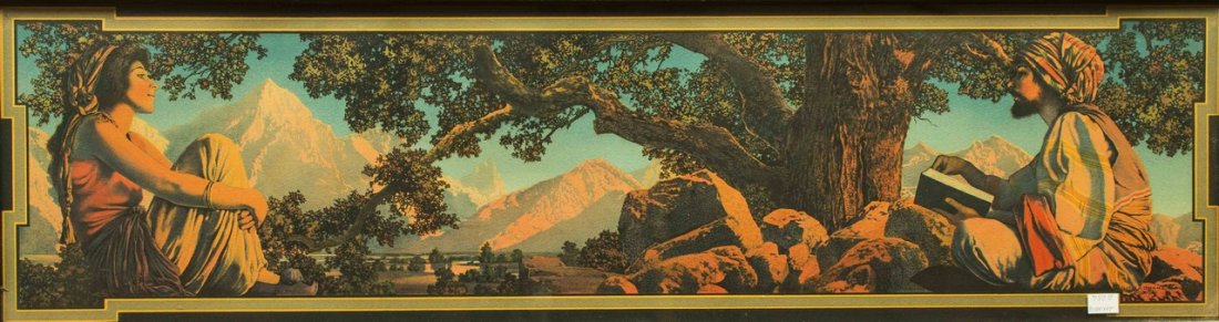 Maxfield Parrish "Rubaiyat" Print: Maxfield Parrish "Rubaiyat" Print. Processing and shipping within the continental U.S. $50.00 plus 1.5% replacement cost insurance. We combine shipping to reduce cost. Please note we do not accept c