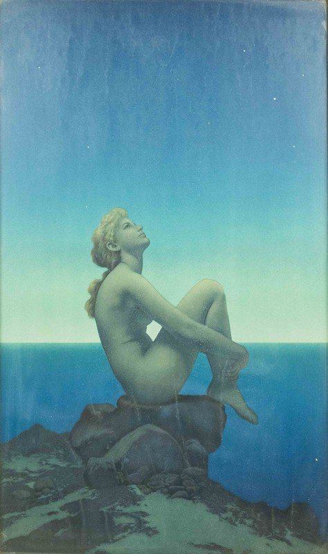 Maxfield Parrish "Stars" Print: Maxfield Parrish "Stars" Print. Processing and shipping within the continental U.S. $68.00 plus 1.5% replacement cost insurance. We combine shipping to reduce cost. Please note we do not accept cred