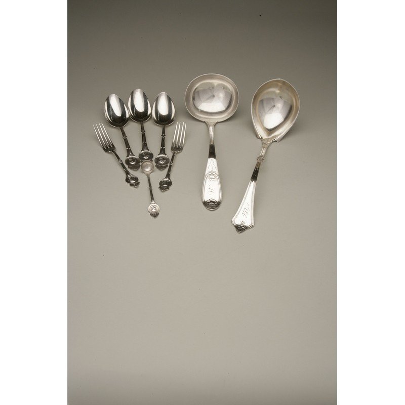 John W Tucker (1852-1886) Eleven Pieces of Medallion (1 of 4)