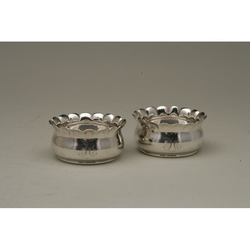 George Shreve & Co (1852-present) Two Sterling Salt (1 of 4)