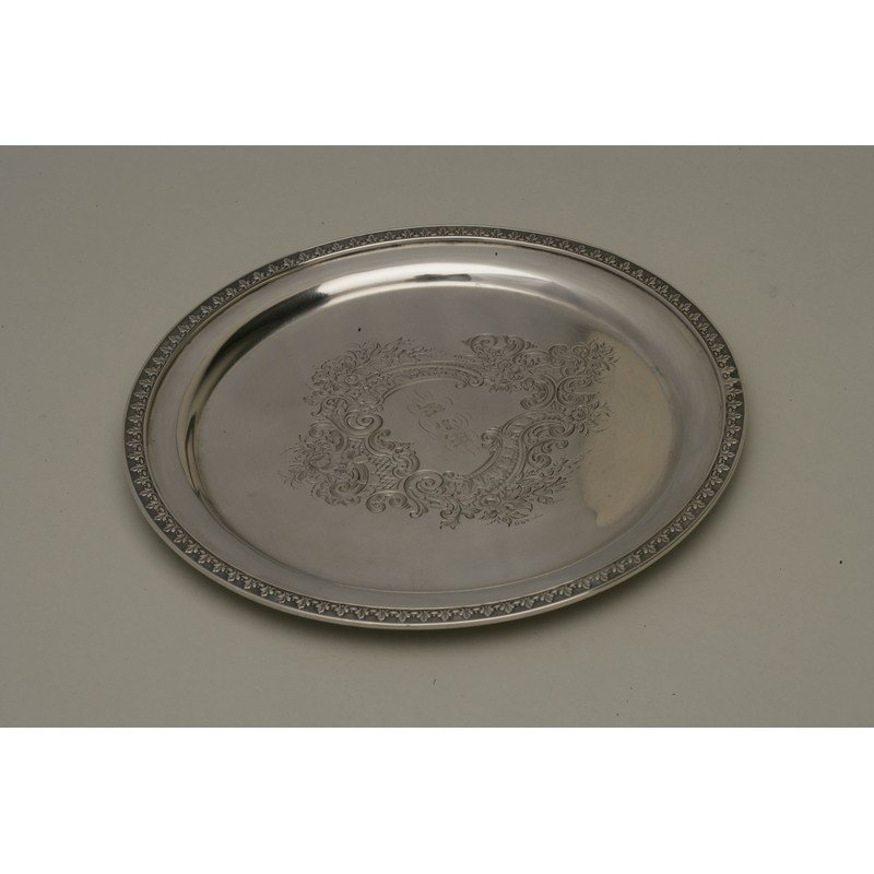 Vanderslice & Co. (1858-1908) Coin Silver Bread Plate (1 of 4)