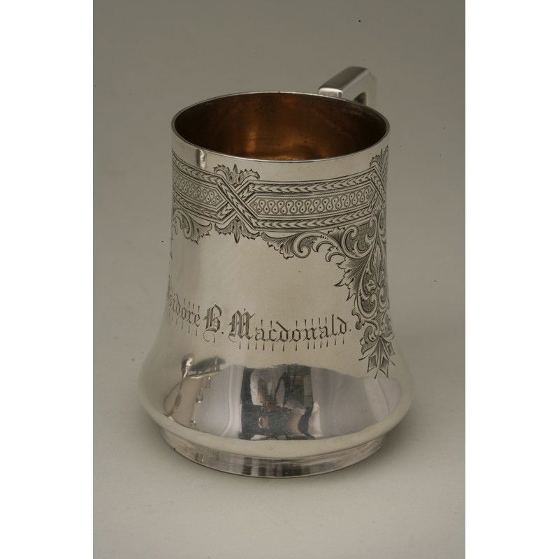 Vanderslice & Co. (1858-1908) Silver Presentation Mug (1 of 3)