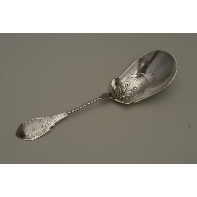 Vanderslice/Shreve Silver Serving Spoon (1 of 4)