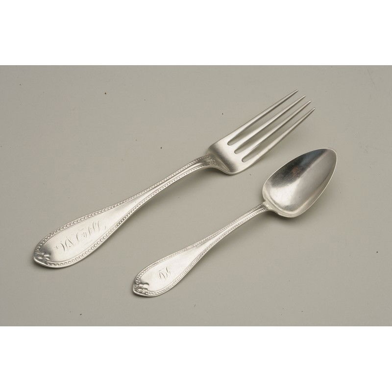 Friedrich Reichel (1856-1867) Assorted Silver Flatware (1 of 6)