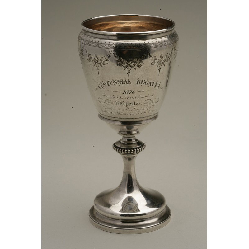 Schulz & Fischer (1863-1900) Coin Silver Yachting (1 of 2)