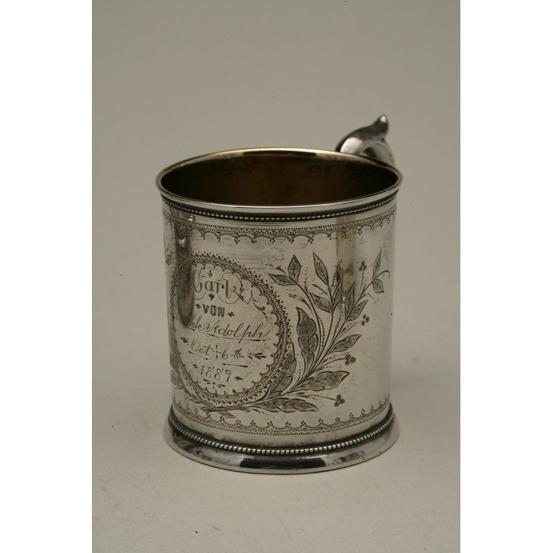 Schulz & Fischer (1863-1900) Coin Silver Child's Cup (1 of 4)