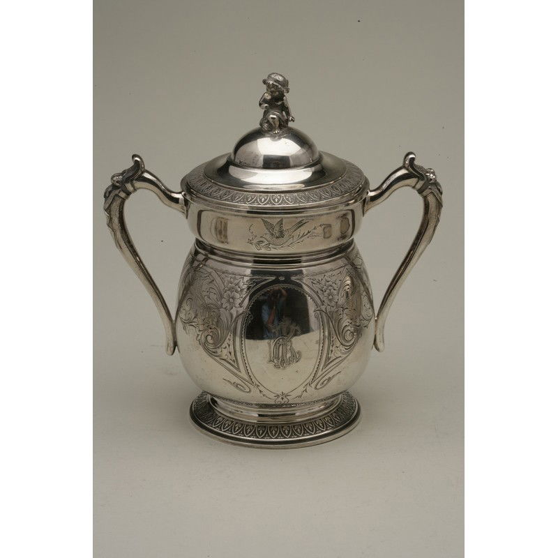 Schulz & Fischer (1863-1900) Coin Silver Large Covered (1 of 7)