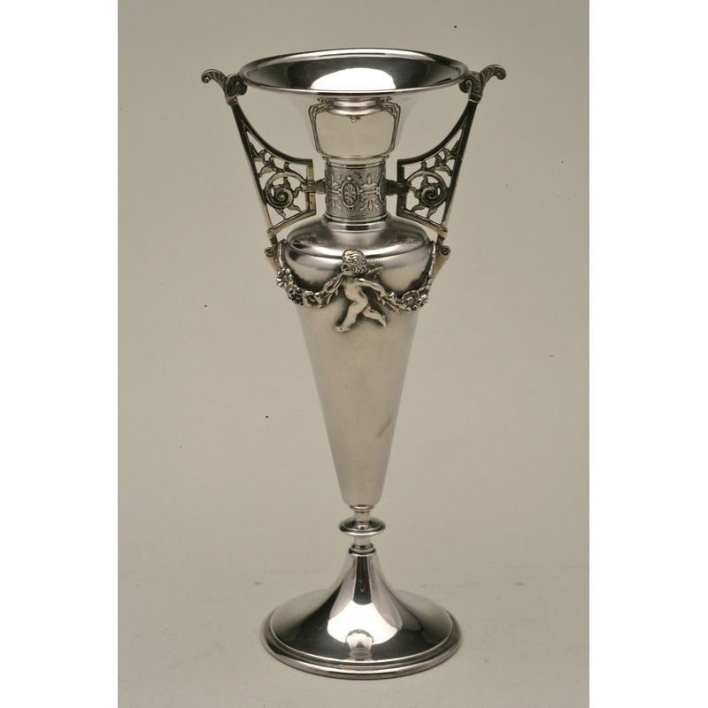 Koehler & Ritter (1868-1885) Silver Bud Vase (1 of 5)