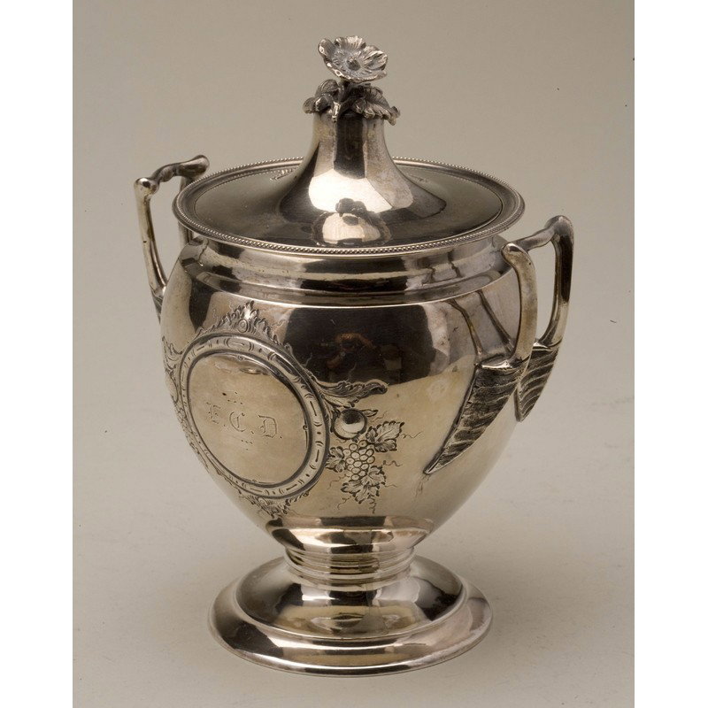 Koehler & Ritter (1868-1885) Silver Sugar Urn w/ Lid (1 of 6)