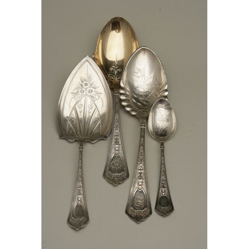 Four Silver Serving Pieces (1 of 5)