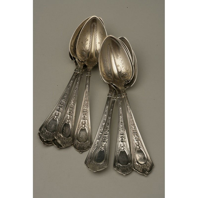 Ten Sterling Spoons (1 of 2)