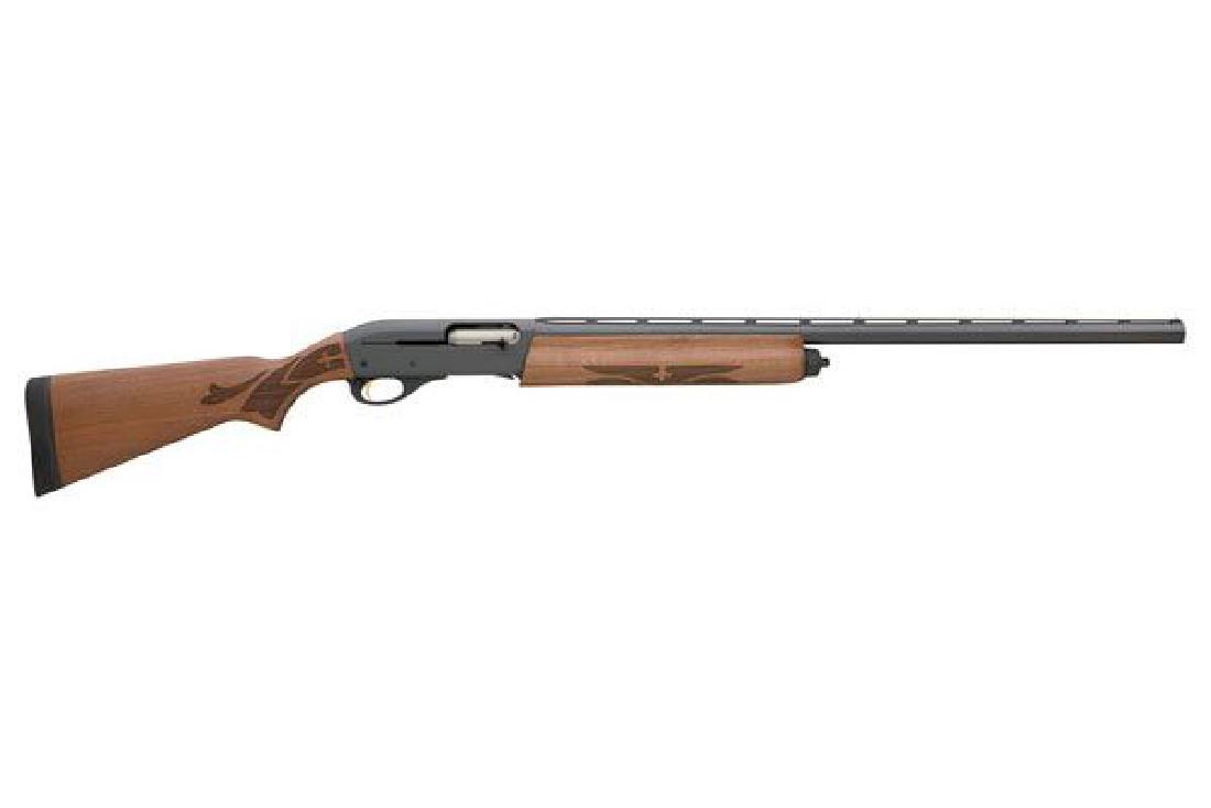 Remington Shotgun: Semi-Auto 1187 Series 12 Gauge: Manufacturer: Remington Gun Type: Shotgun: Semi-Auto Model Series: 1187 Caliber: 12 Gauge Action: Semi-Automatic Magazine capacity: 4+1 Finish: Satin Blue Stock: Walnut with Fleur-Di-Lis Checkering Si