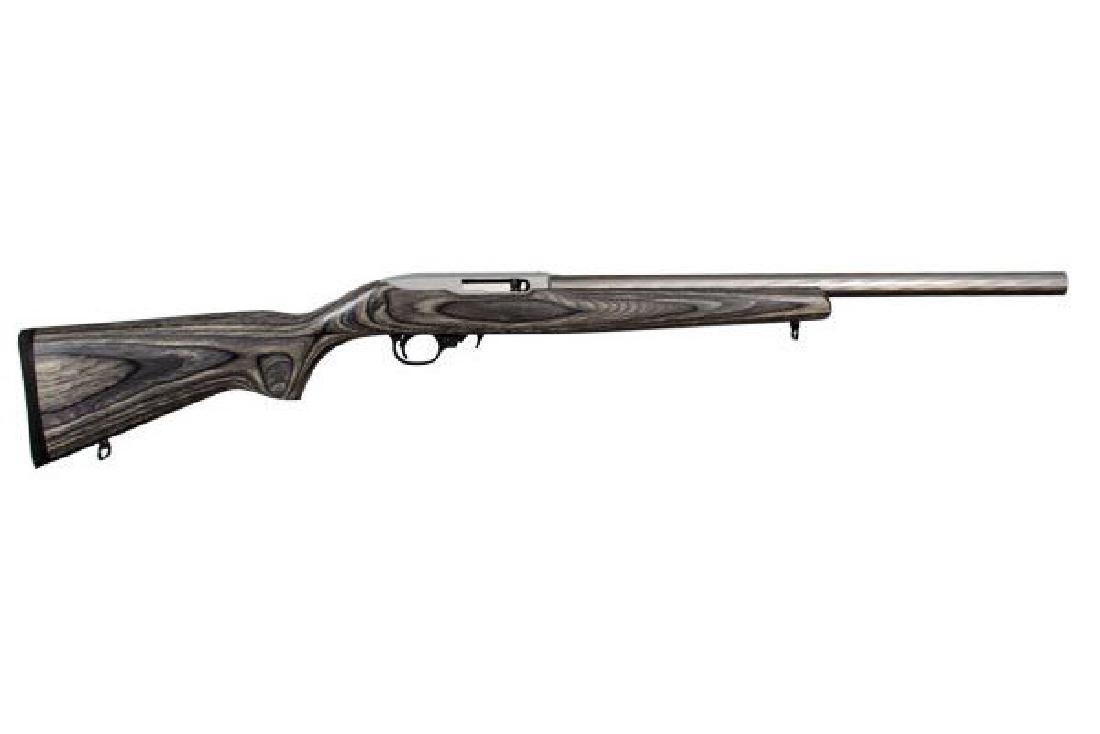 Ruger Rifle: Semi-Auto 43030 Series 22LR Caliber: Manufacturer: Ruger Gun Type: Rifle: Semi-Auto Model Series: 43030 Caliber: 22LR Action: Semi-Automatic Magazine capacity: 10+1 Finish: Polished Stainless Steel Stock: Black Laminate Stock Sights: No 