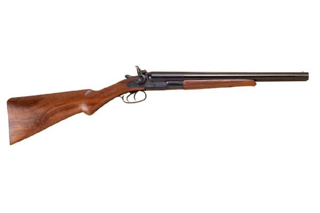 Cimarron Shotgun: Side By Side 1878 Coach Gun Series 12: Manufacturer: Cimarron Gun Type: Shotgun: Side By Side Model Series: 1878 Coach Gun Caliber: 12 Gauge Action: Side by Side Magazine capacity: 2 Finish: Blue/ Standard Finish Stock: American Walnut Sig