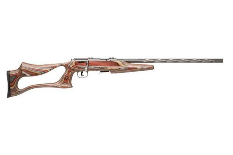 Savage Arms Rifle: Bolt Action 93 Series 22M Caliber: Manufacturer: Savage Arms | Gun Type: Rifle: Bolt Action | Model Series: 93 | Caliber: 22M | Action: Bolt Action | Magazine capacity: 5+1 Detachable Magazine | Finish: Stainless Steel | Stock: Wood/ L