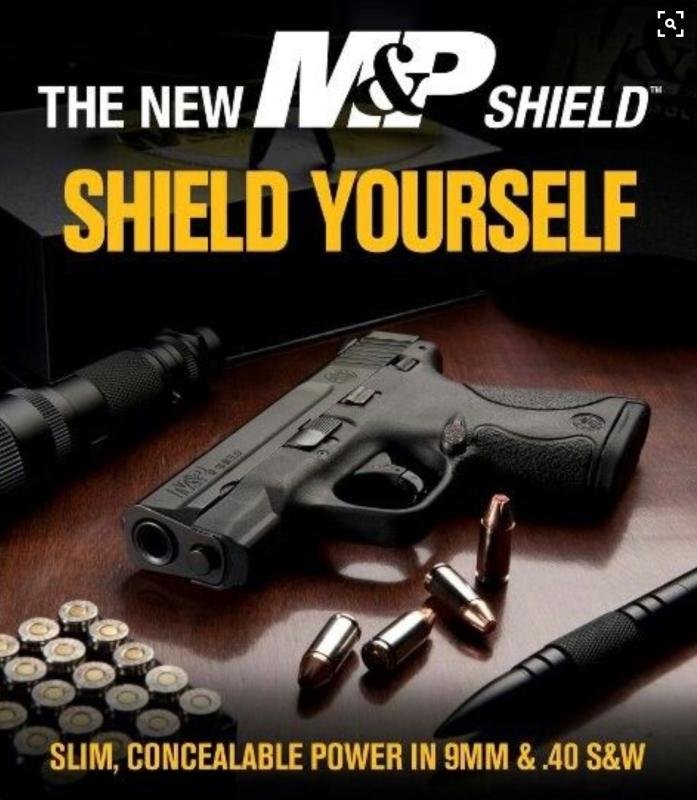Smith & Wesson Shield 9mm with Safety: Smith & Wesson’s new M&P SHIELD™ is a slim, concealable, lightweight, striker-fired polymer pistol. Available in 9mm and .40 S&W, the new M&P SHIELD features a slim design combined with the proven