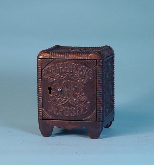 "Children's Safe Deposit" Cast Iron safe bank