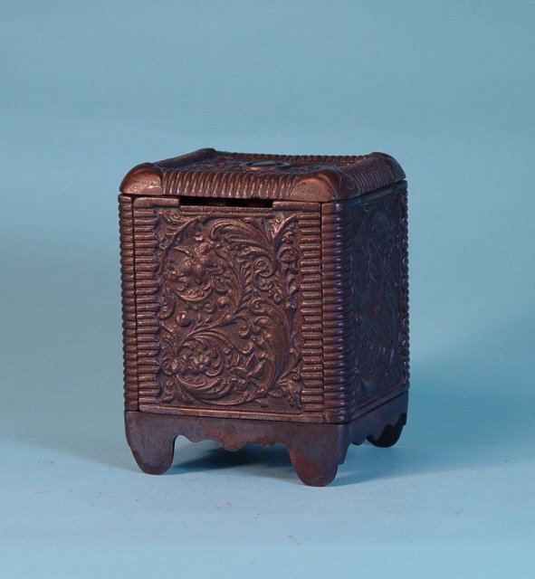 "Children's Safe Deposit" Cast Iron safe bank - 2