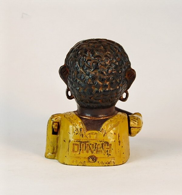 "Dinah" Cast Iron mechanical bank - 2