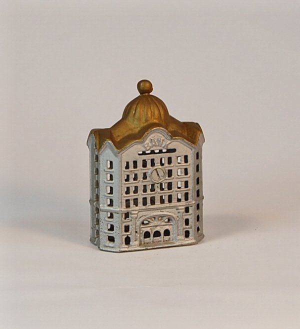 Medium Domed "Bank" Cast Iron bank