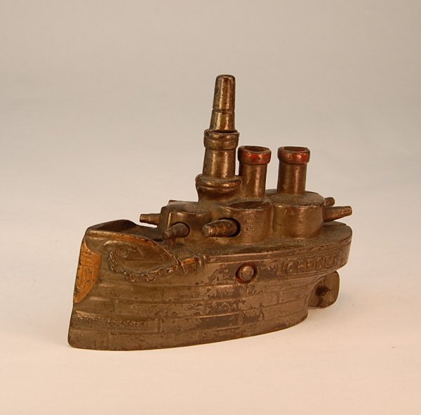 Large "Oregon" Battleship bank