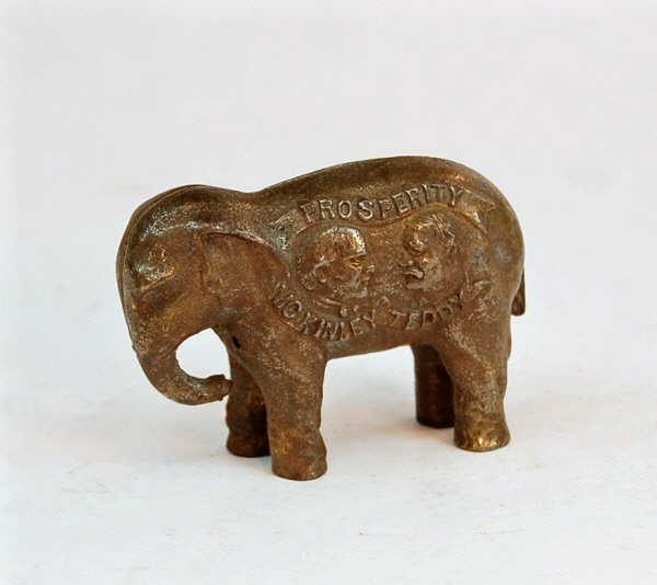 Bank: "Prosperity McKinley-Teddy" Elephant