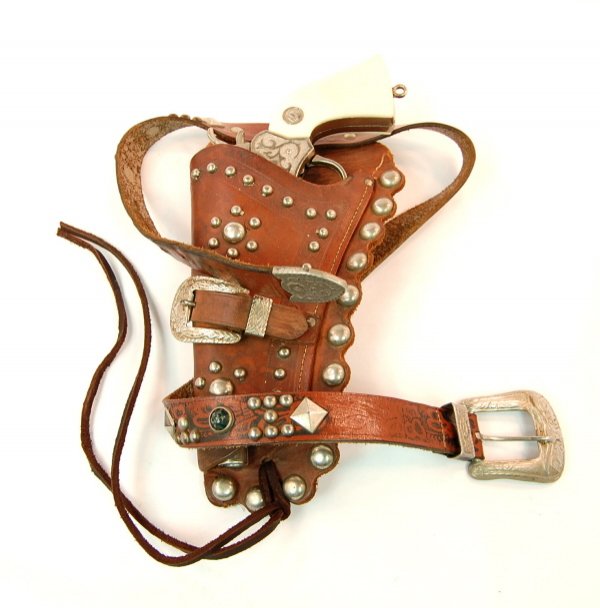 "Pony Boy" cap pistol in Holster: Actor 9 1/2 in. long