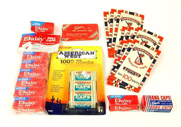 Lot of NOS caps in boxes and packages
