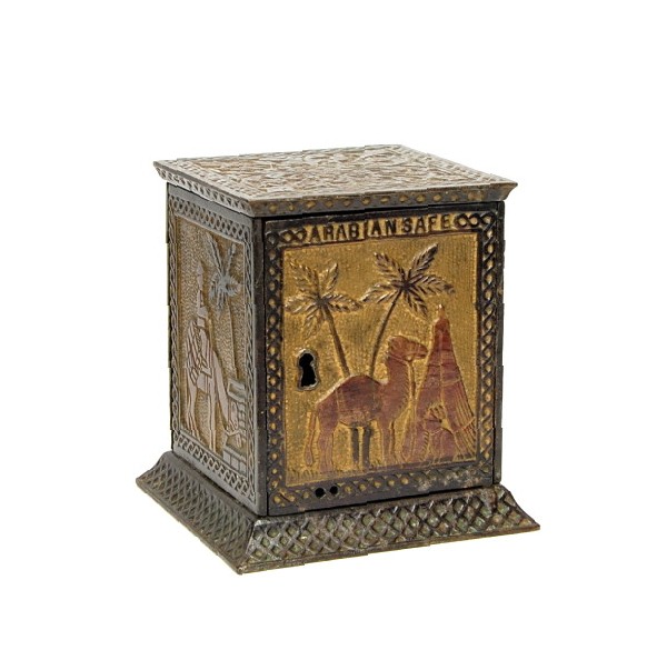 "Arabian Safe" bank. : Cast Iron.