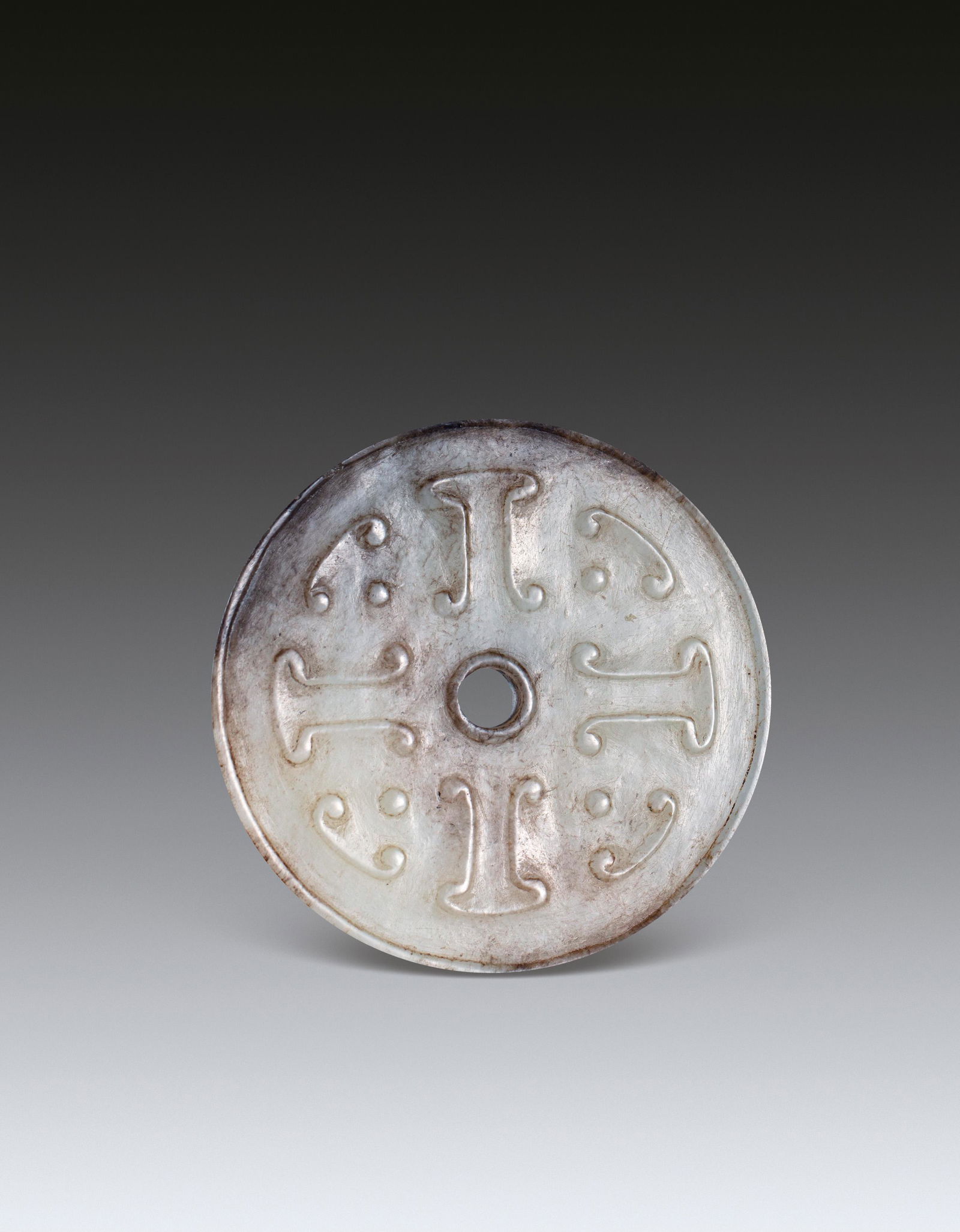 Chinese Jade Bi Late Ming to Early Qing Dynasty (1 of 5)