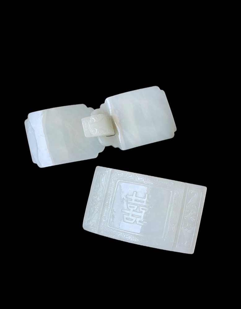 Three White Jade Hook Qing Dynasty (1 of 8)