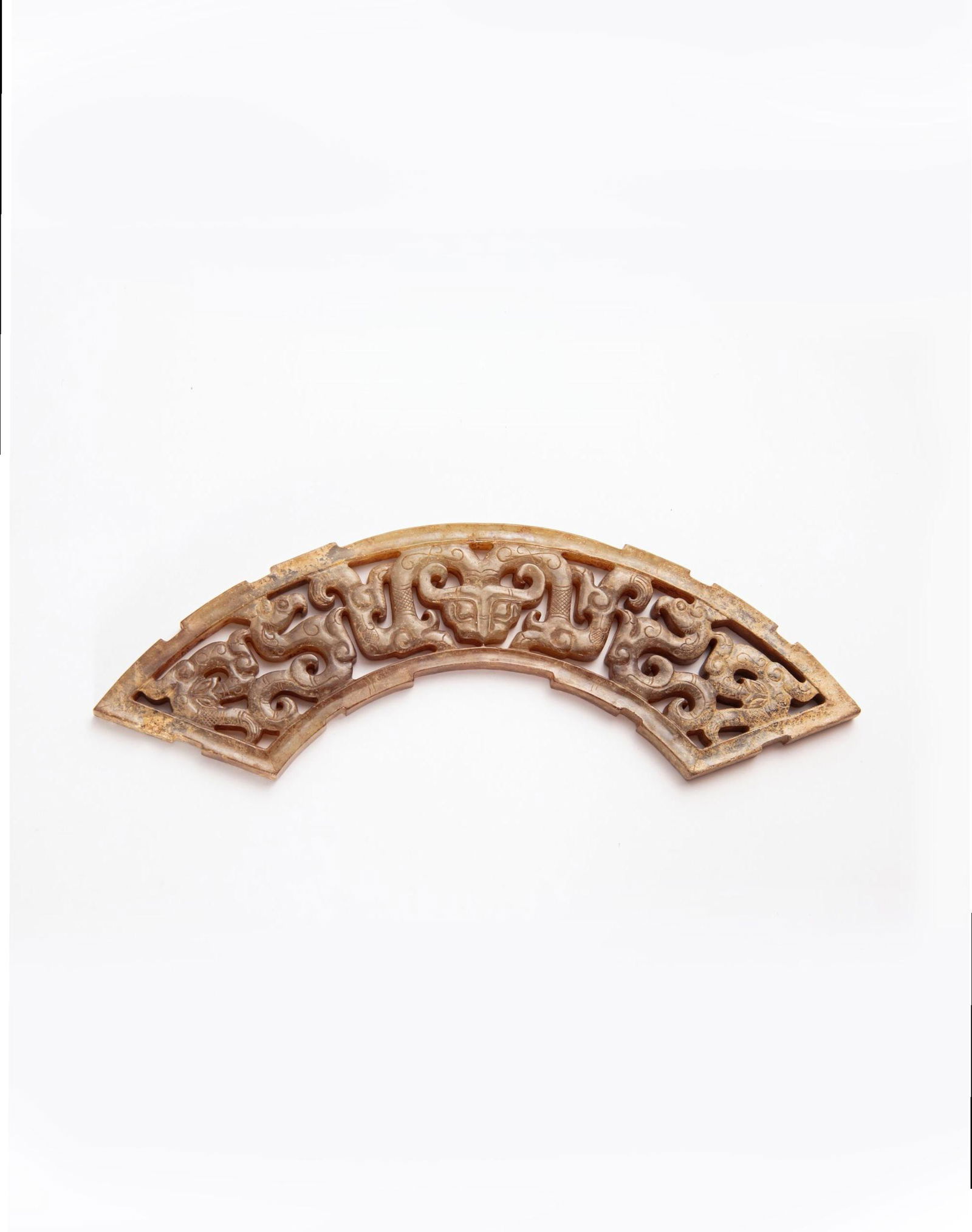 A Chinese Jade Dragon & Pheonix Huang Han Dynasty BC202-AD220 (1 of 5)