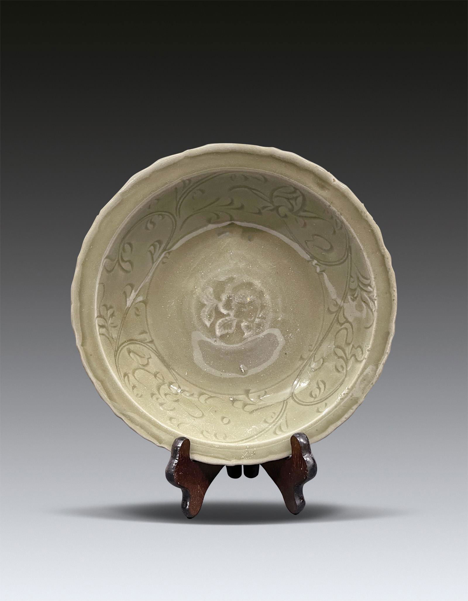 A Chinese Celadon Plate Ming Dynasty 1368-1644 (1 of 6)