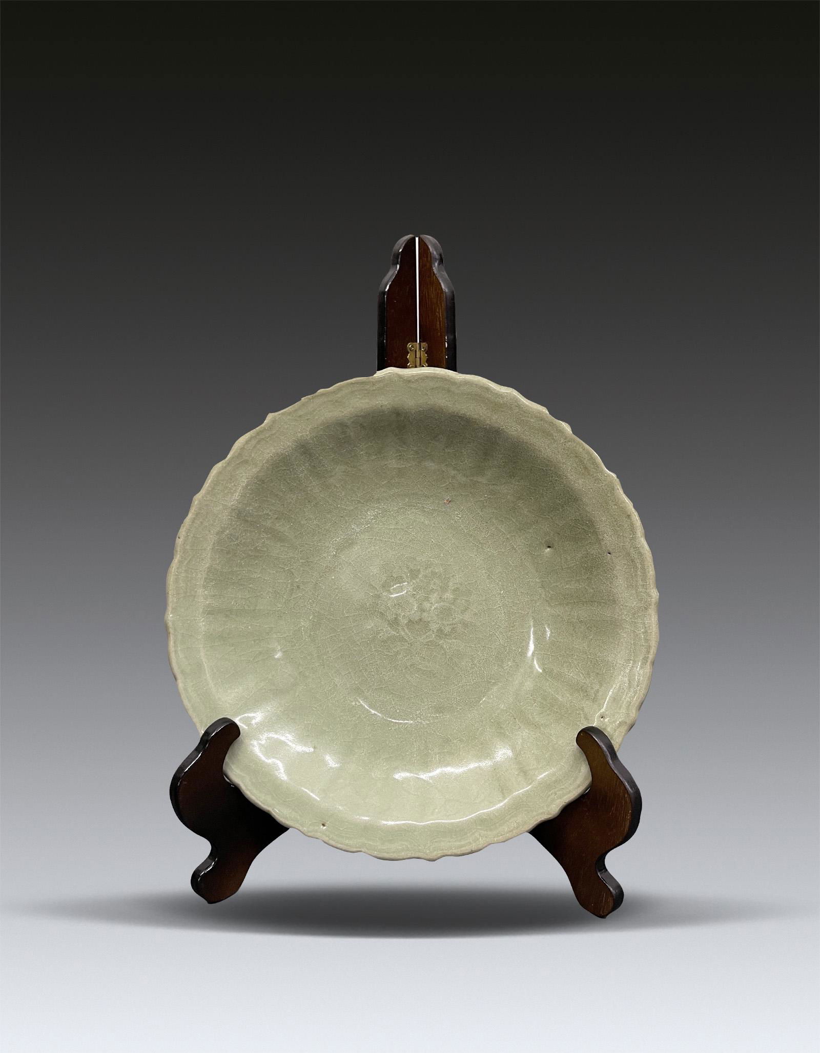 A Chinese Celadon Plate Ming Dynasty 1368-1644 (1 of 6)
