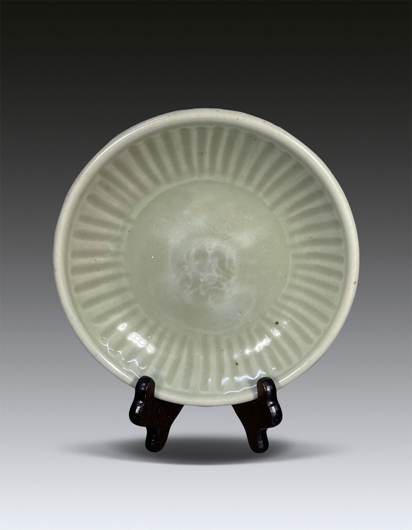 A Chinese Celadon Plate Ming Dynasty 1368-1644 (1 of 6)