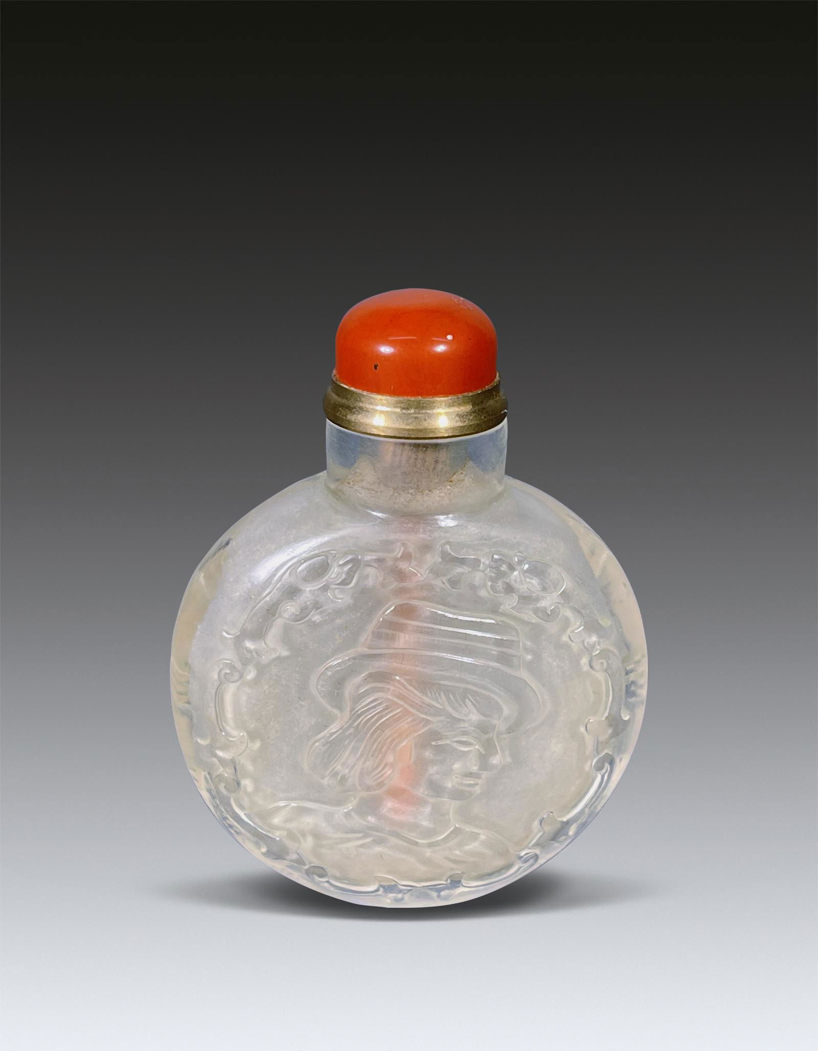 A Chinese Crystal Snuff Bottle 1644-1912 (1 of 7)