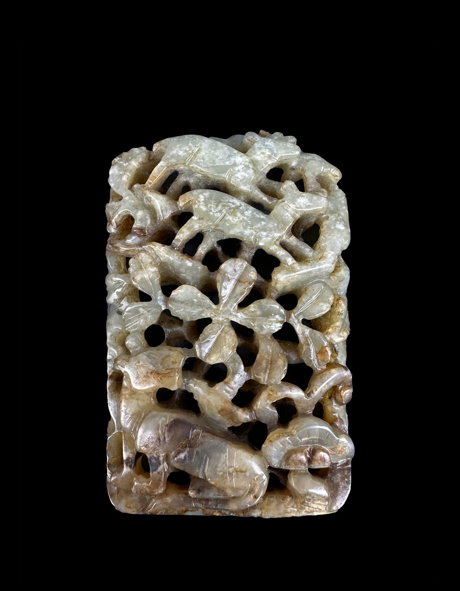 A Chinese White Jade Tiger Mountain Yuan Dynasty 1271-1368 (1 of 7)