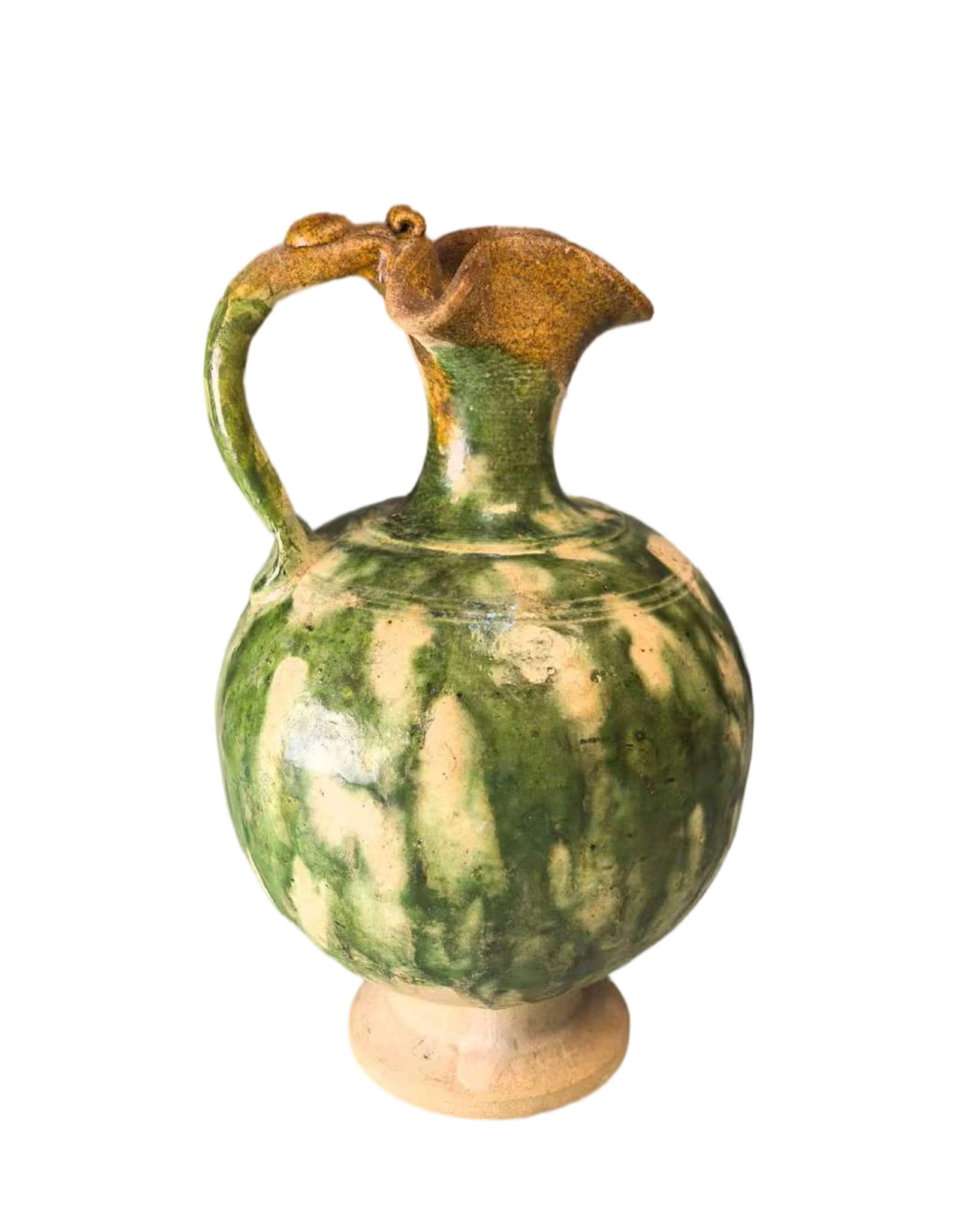 A Chinese Sancai Glazed Teapot Tang Dynasty AD618-907 (1 of 8)