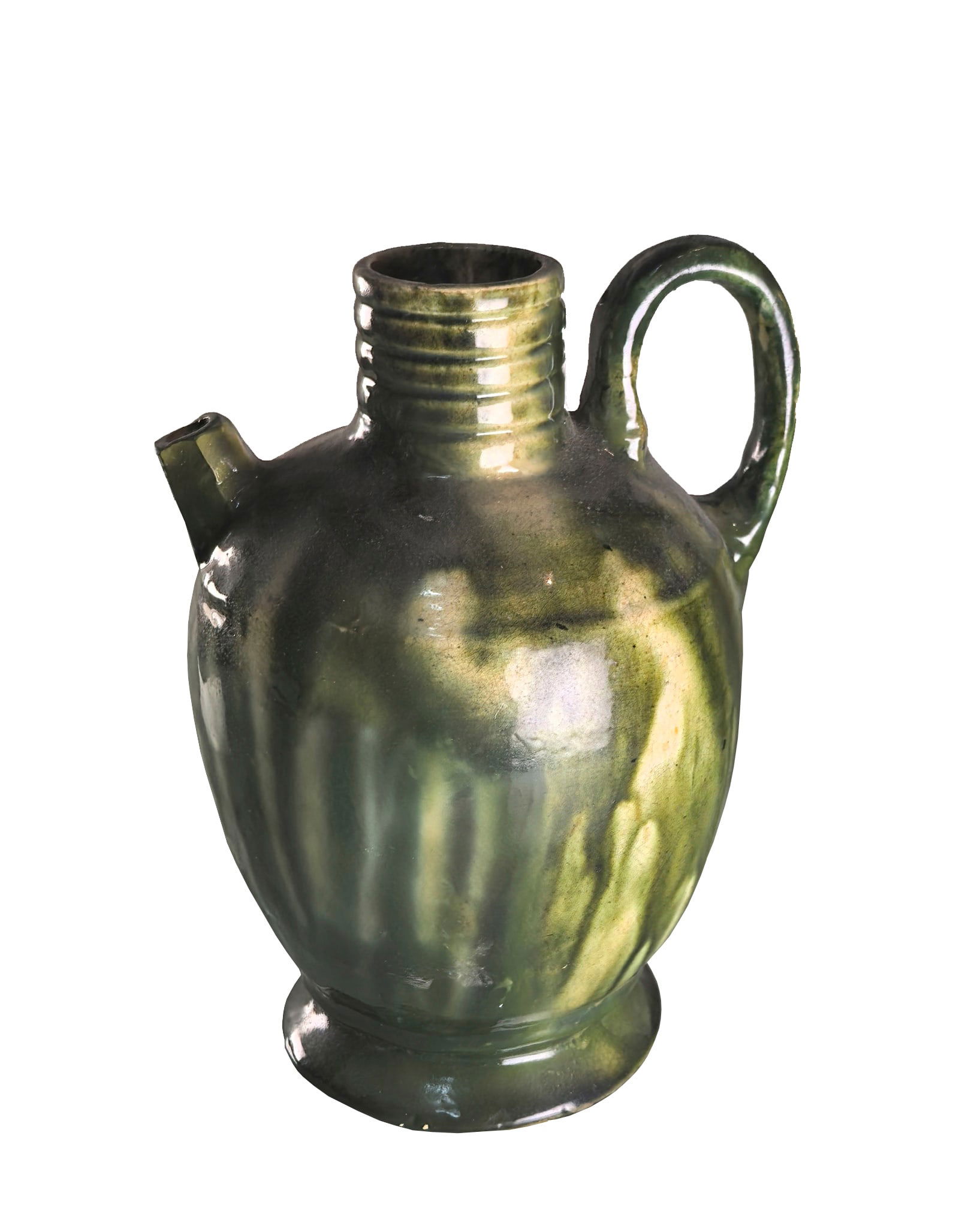 A Chinese Sancai Teapot Tang Dynasty 618-907 (1 of 7)