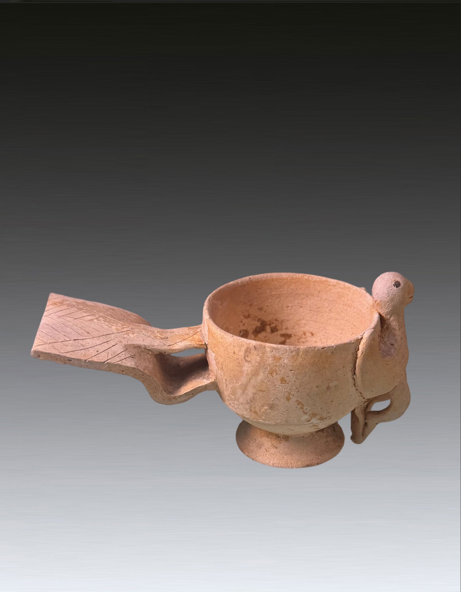 A Chinese Pottry Bird Shaped Cup Tang Dynasty AD618-907 (1 of 6)
