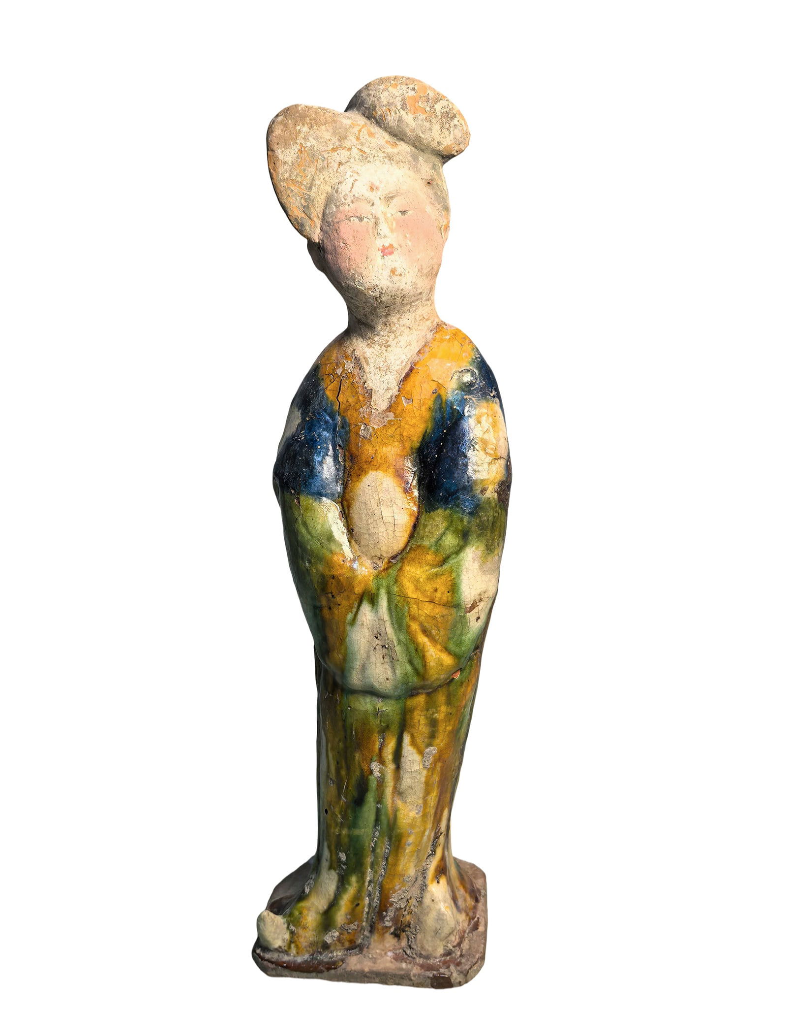 A Chinese Painted Pottry Lady Tang Dynasty AD618-907 (1 of 11)