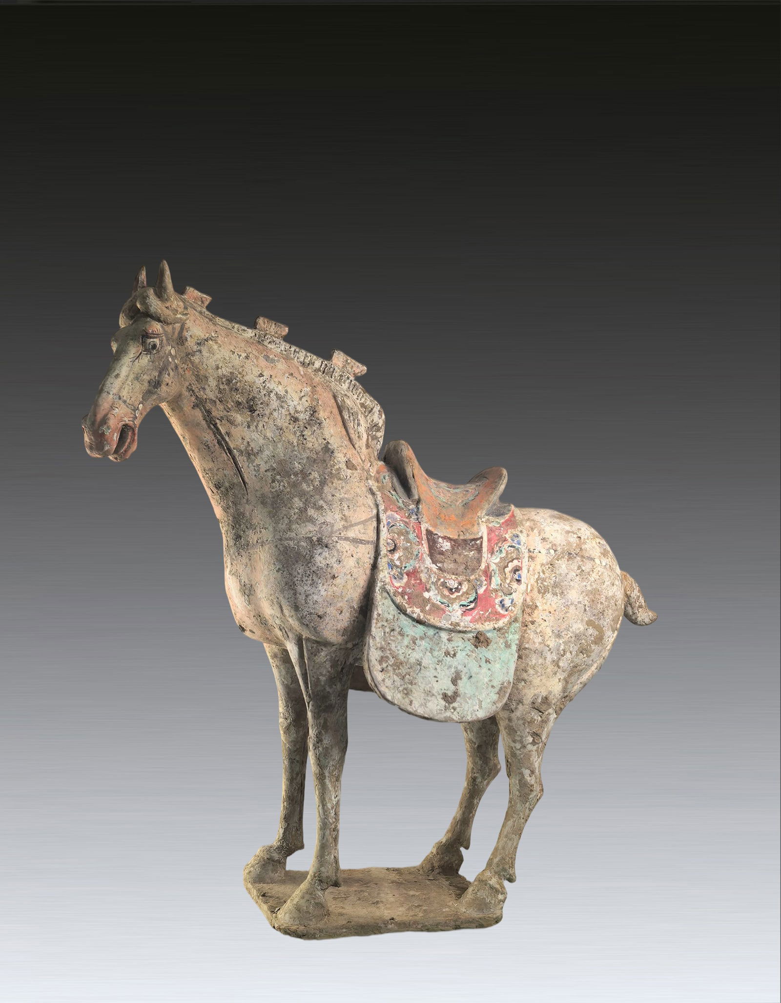 A Chinese Potrry Horse Tang Dynasty 618-907 (1 of 10)