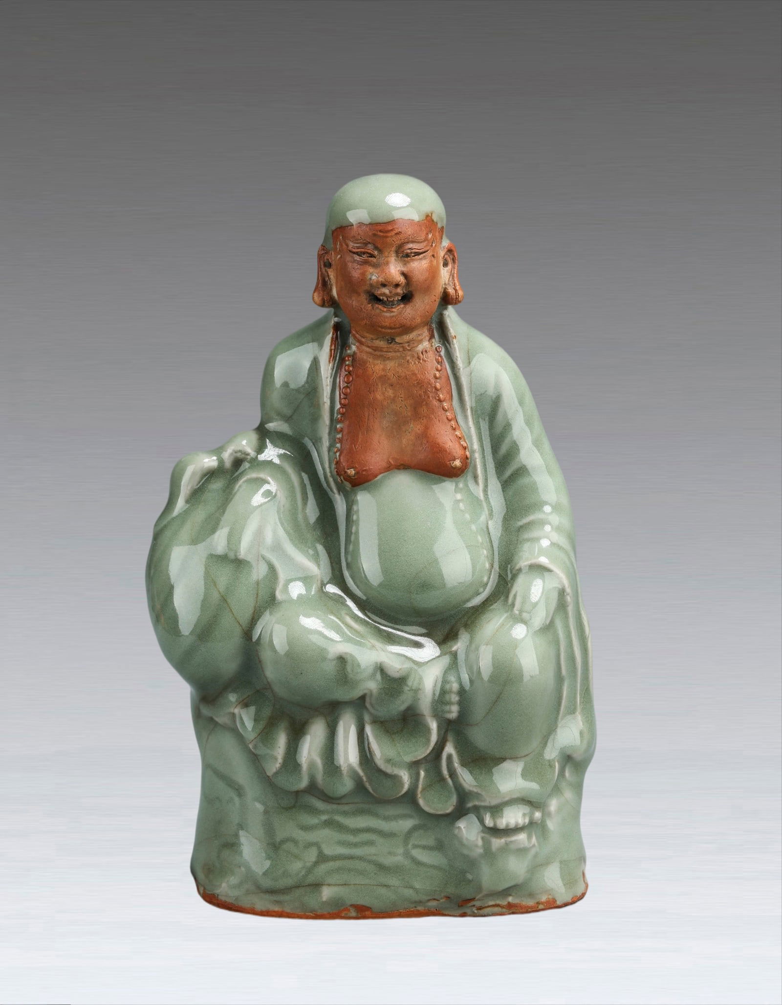 A Chinese Celadon Buddha Yuan Dynasty 1271-1368 (1 of 7)