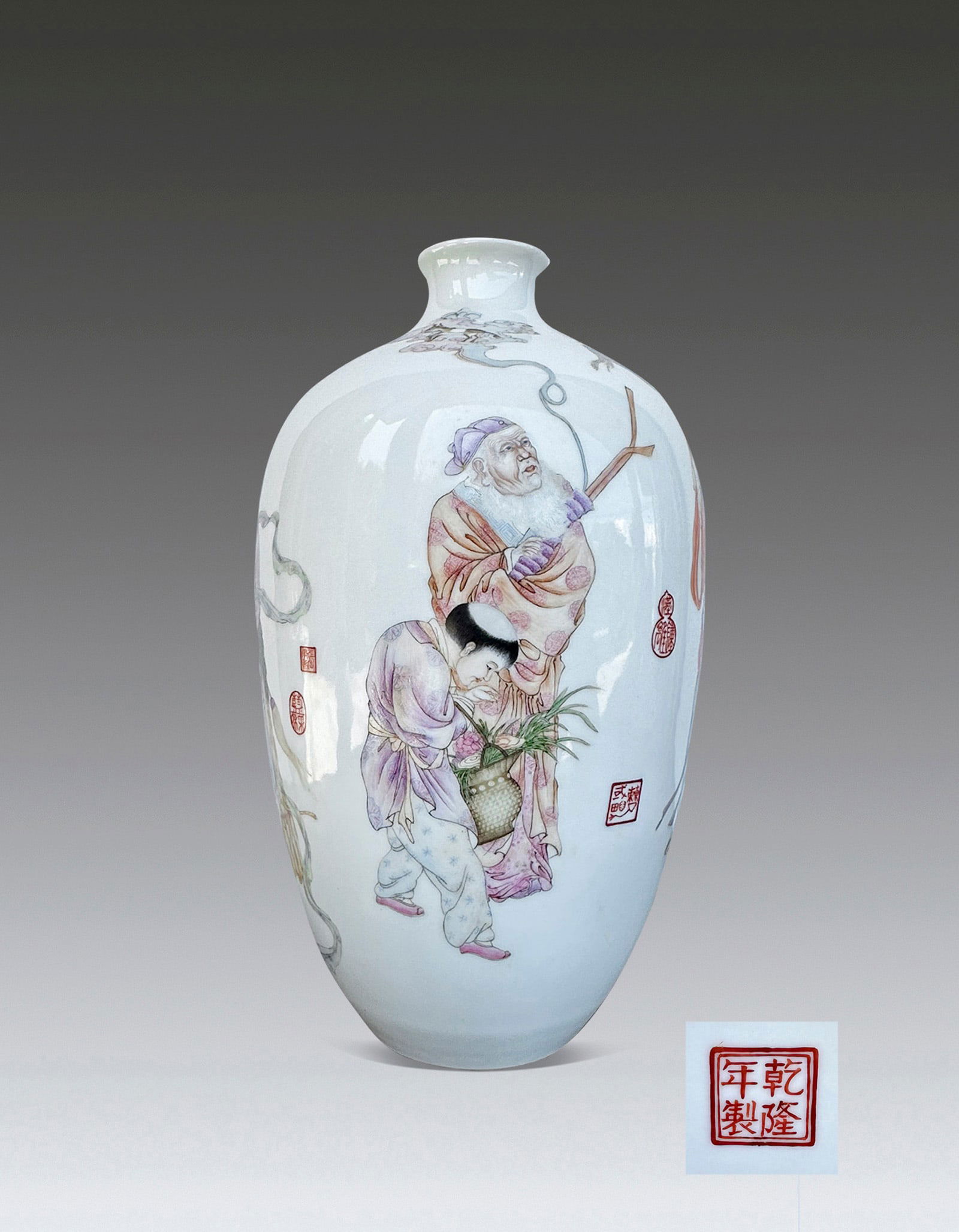 A Famille Rose Figure Teapot (1 of 12)