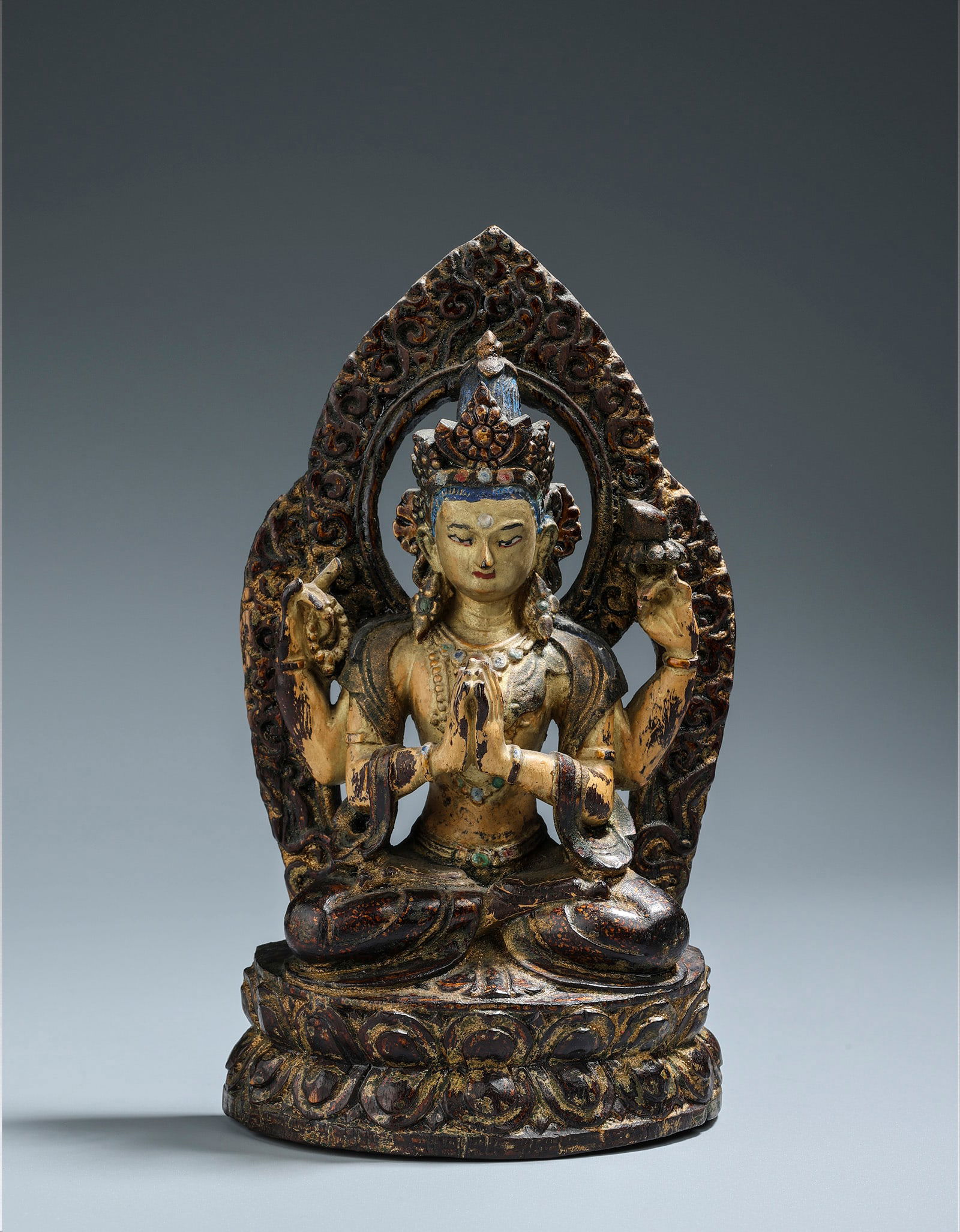 A Wooden Guanyin Qing Dynasty Kangxi Period 1661-1722 (1 of 7)