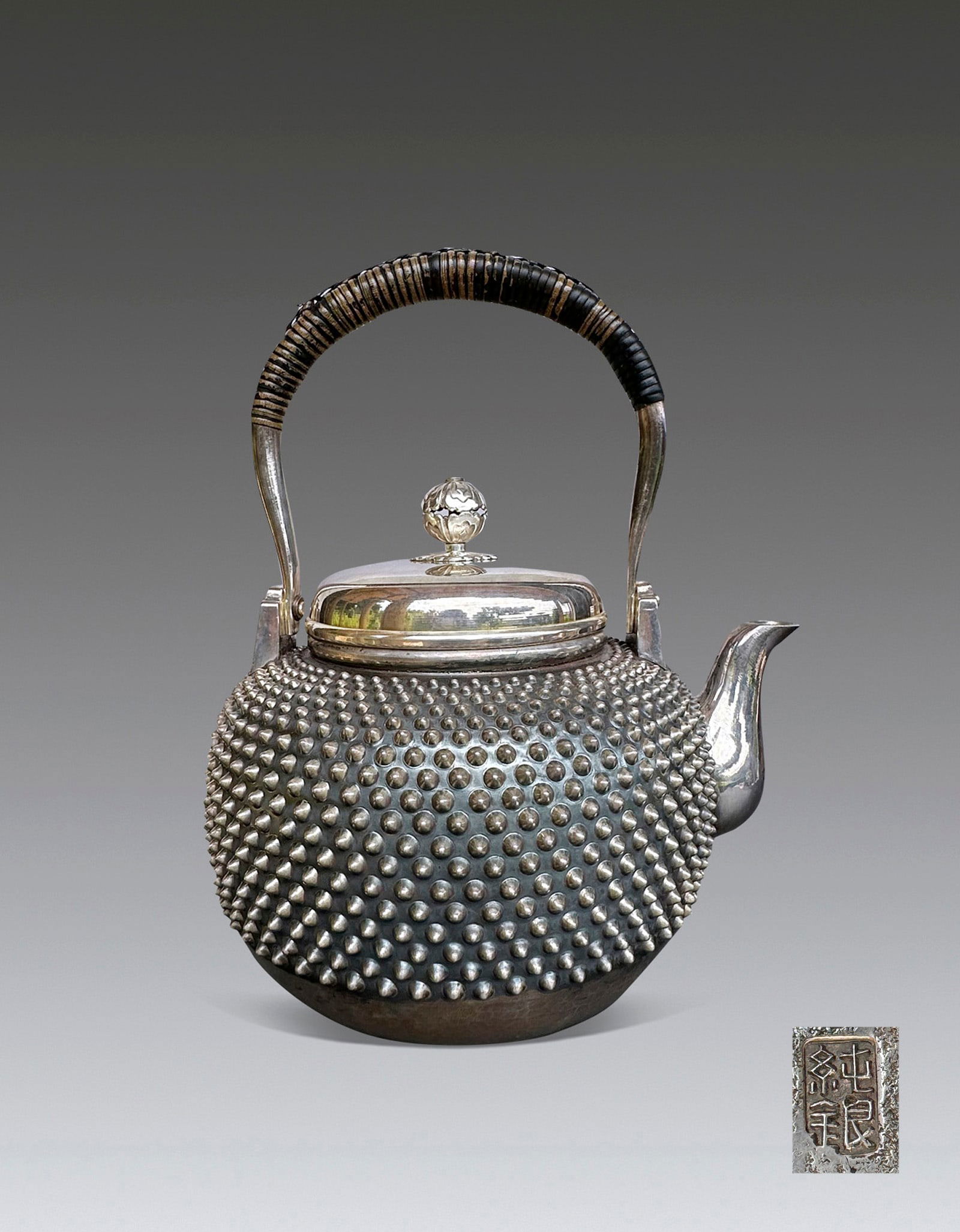 A Chinese Silver Teapot Qing Dynasty 1644-1912 (1 of 12)