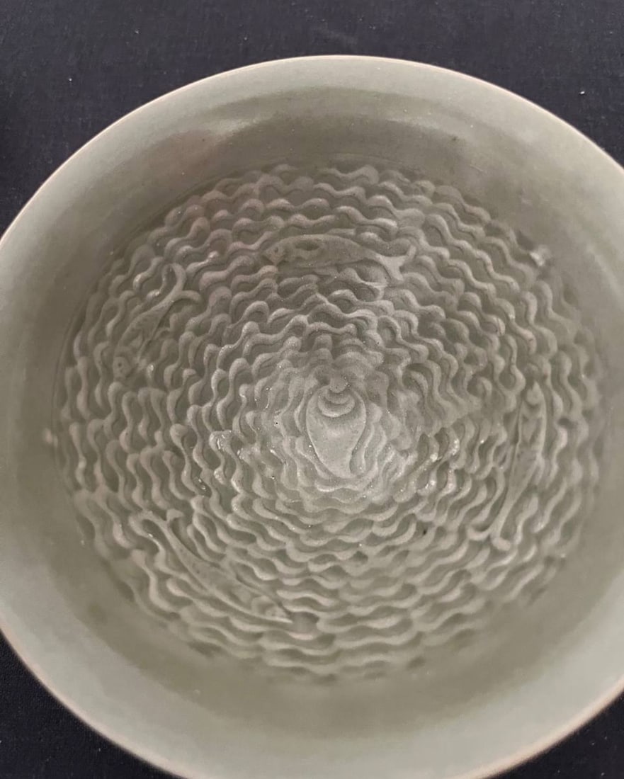 A Yaozhou Kiln Celadon Glazed Fish Bowl Song Dynasty (1 of 1)